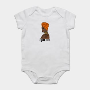 Afro Queen Black Girl Magic, Melanin Baby Bodysuit